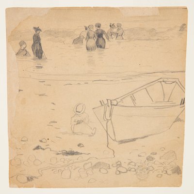 Vrouwen Surfen door Winslow Homer