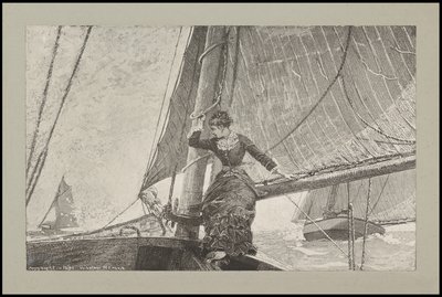 Zeilmeisje door Winslow Homer