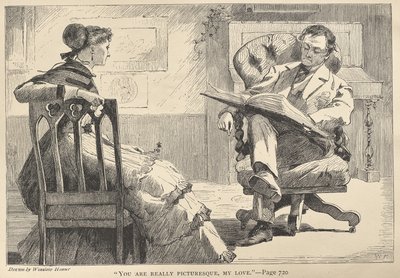 "Je bent echt schilderachtig, mijn liefste" door Winslow Homer