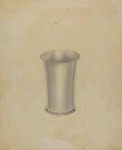 Pewter Drinkbeker door Winslow Rich