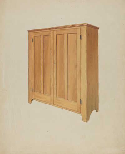 Shaker kast, ca. 1937 door Winslow Rich