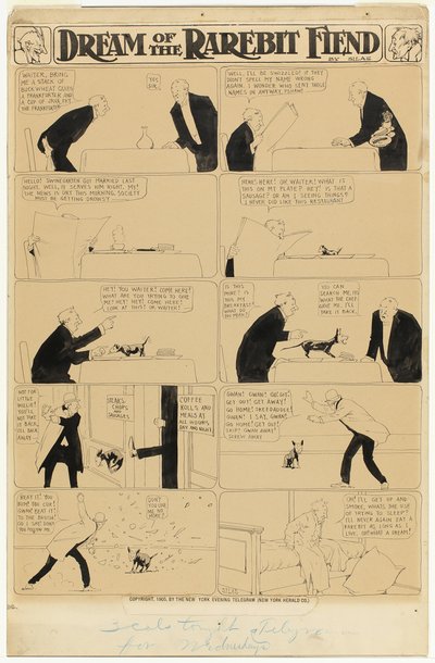 Droom van de Rarebit Fiend door Winsor McCay