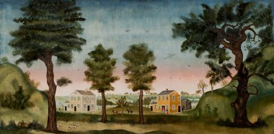 Woonplaats van Generaal Timothy Ruggles, Hardwick, Massachusetts, 1770-75 door Winthrop Chandler