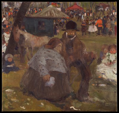 Pinksterkermis bij Krakau door Witold Wojtkiewicz