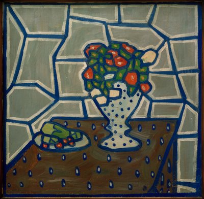 Bloemen door Wladimir Burljuk
