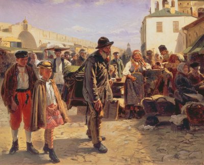 De Draaiorgelman door Wladimir Jegorowitsch Makowski