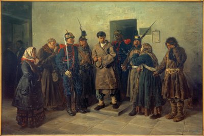De veroordeelde door Wladimir Jegorowitsch Makowski