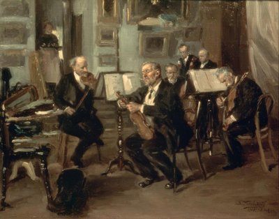 Muzikant door Wladimir Jegorowitsch Makowski