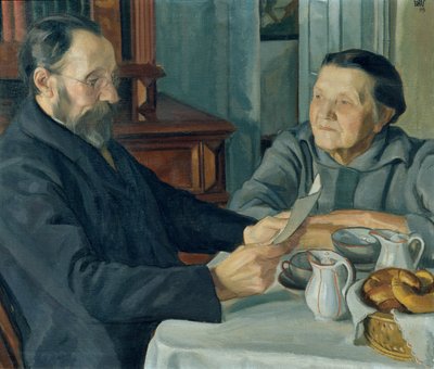 Ouders van de kunstenaar door Wojciech Stanislaw Weiss