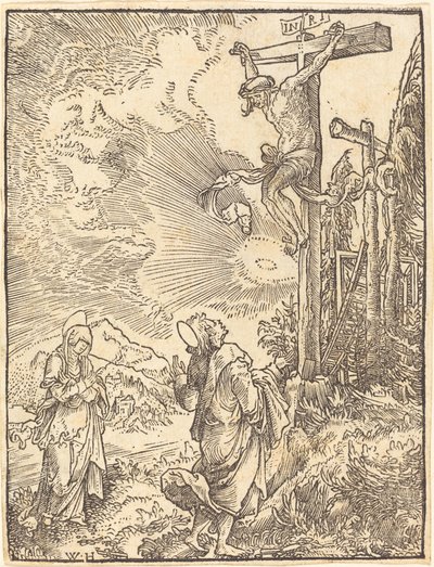 De Kruisiging door Wolf Huber