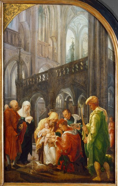 De besnijdenis van Christus, 1521 door Wolf Huber
