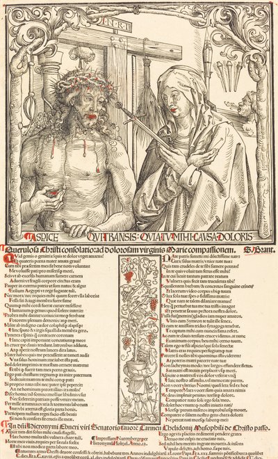 De Man van Smarten en Mater Dolorosa door Wolf Traut
