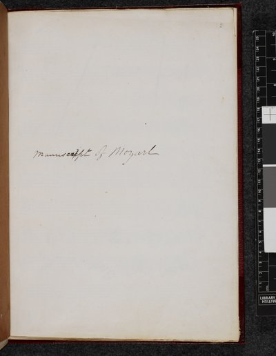Adagio en fuga in c klein, K. 546, Add. 28996 door Wolfgang Amadeus Mozart