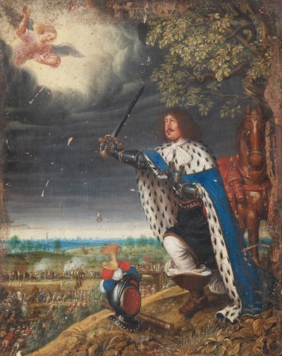 Frederik III van Denemarken bij de Slag bij Nyborg op 14 november door Wolfgang Heimbach