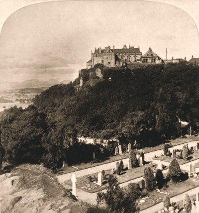 Kasteel Stirling, Schotland, 1900 door Works and Sun Sculpture Studios