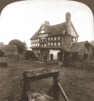 Stokesay Castle Engeland, Het oude kasteel door Works and Sun Sculpture Studios