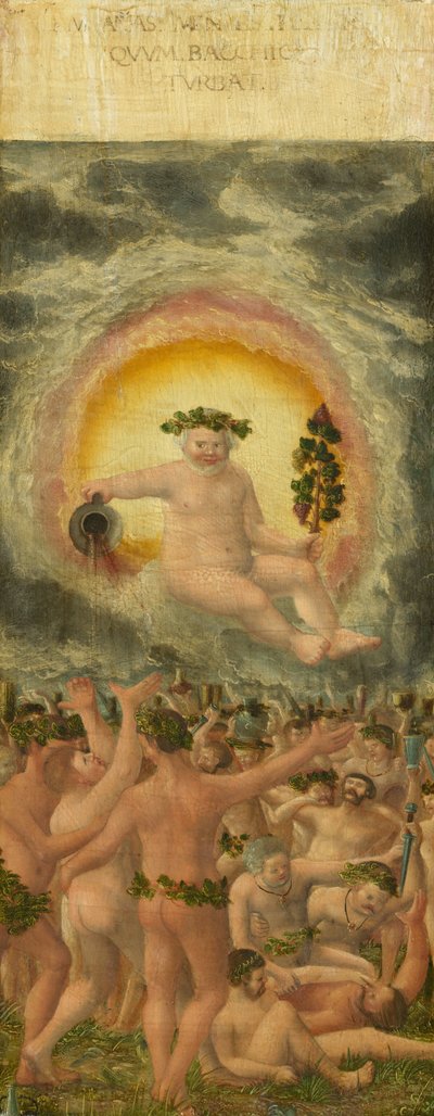 De heerschappij van Bacchus (linker paneel) door Workshop of Albrecht Altdorfer