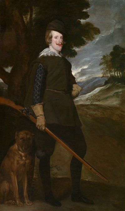 Portret van Filips IV, ca. 1632 door Workshop of Diego Velazquez