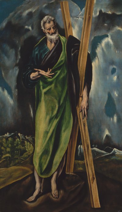 Sint Andreas door Workshop of El Greco