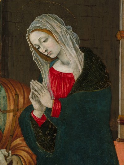 De Maagd van de Geboorte, waarschijnlijk ca. 1500 door Workshop of Filippino Lippi