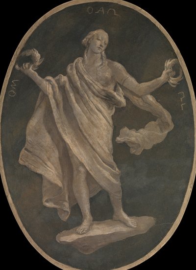 Een deugd, mogelijk patriottisme, 1760 door Workshop of Giovanni Battista Tiepolo