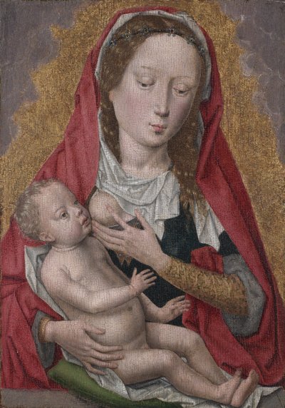 Maagd en Kind door Workshop of Hans Memling