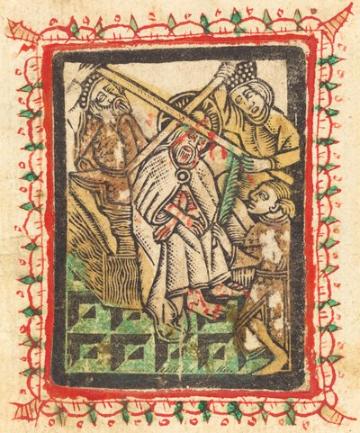 Christus met Doornenkroon door Workshop of Master of the Aachen Madonna
