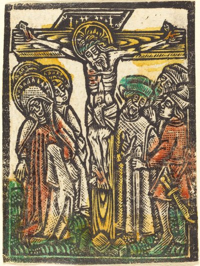 De Kruisiging door Workshop of Master of the Aachen Madonna