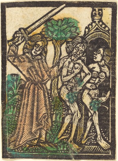 De Verdrijving uit de Hof van Eden door Workshop of Master of the Aachen Madonna