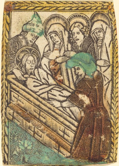 De Graflegging door Workshop of Master of the Borders with