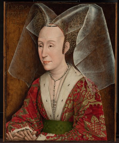 Portret van Isabella van Portugal door Workshop of Rogier van der Weyden