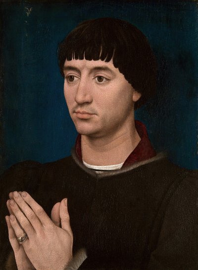 Portret van Jean Gros, 1460-64 door Workshop of Rogier van der Weyden