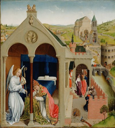 De Droom van Paus Sergius door Workshop of Rogier van der Weyden