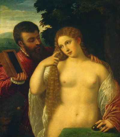 Allegorie van de liefde door Workshop of Titian