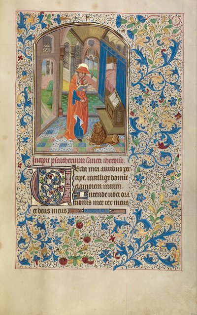 Sint Hiëronymus door Workshop of Willem Vrelant