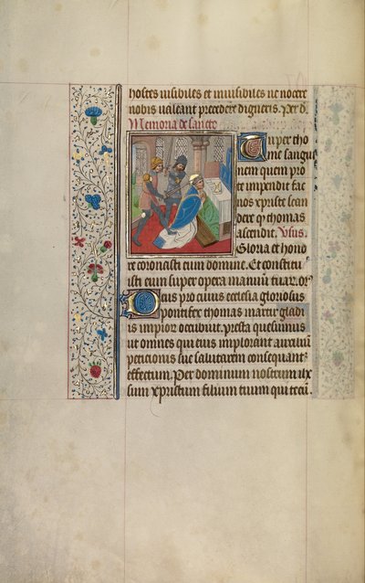 Het Martelaarschap van Sint Thomas Becket door Workshop of Willem Vrelant