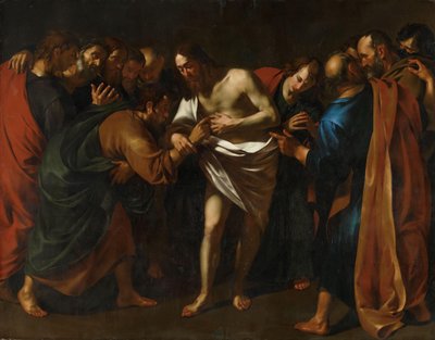 De ongelovigheid van Sint Thomas door Wouter Pietersz II Crabeth