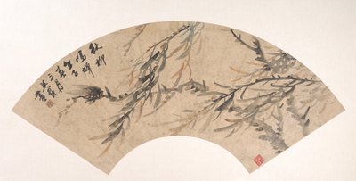 Cicade, gedateerd 1852 door Wu Xizai
