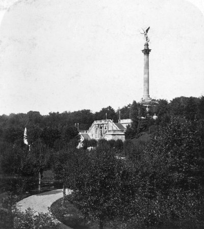Engel van Vrede Monument, München, Duitsland, ca. 1900 door Wurthle and Sons