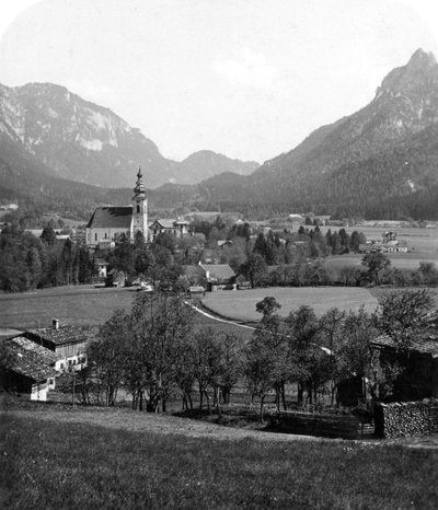 Bad Reichenhall en Grossgmain, Duitsland en Oostenrijk, ca. 1900s door Wurthle and Sons