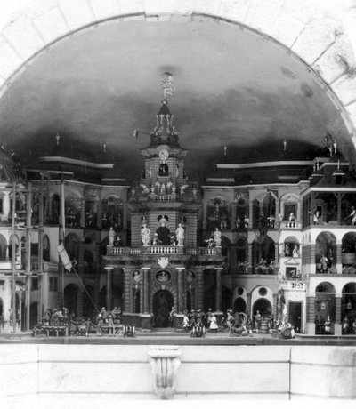 Mechanisch theater, Hellbrunn Kasteel, Salzburg, Oostenrijk door Wurthle and Sons