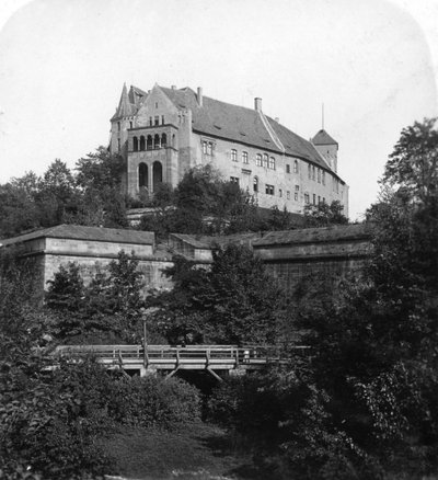 Kasteel van Neurenberg, Neurenberg, Duitsland, ca. 1900s door Wurthle and Sons