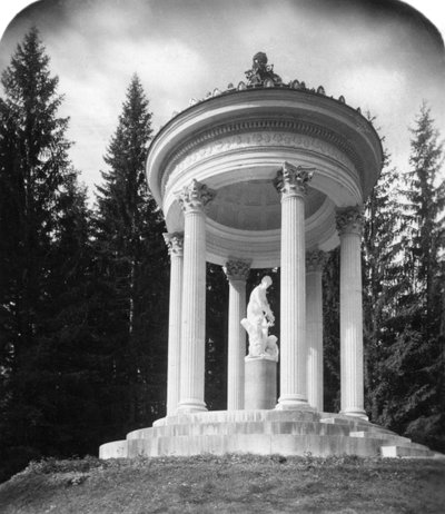 De tempel van Venus, Linderhof-paleis, Beieren, Duitsland, ca. 1900 door Wurthle and Sons
