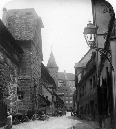 De Tiergartnertor, Neurenberg, Duitsland, ca. 1900s door Wurthle and Sons