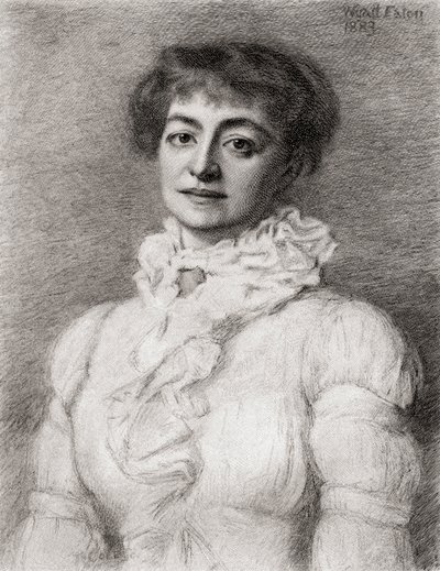 Helena Modjeska, uit The Century Illustrated Monthly Magazine, gepubliceerd 1884 door Wyatt Eaton