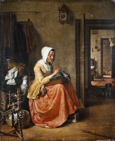 De Kantmaakster door Wybrand Hendriks