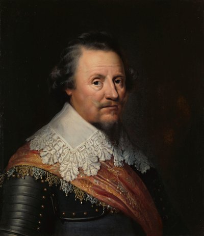 Portret van Ernst Casimir I (1573-1632), Graaf van Nassau-Dietz door Wybrand de Geest (I)