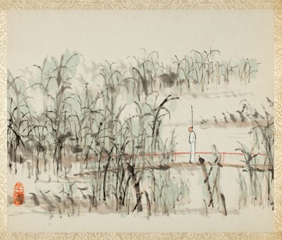 Landschappen voor Liu Songfu door Xugu