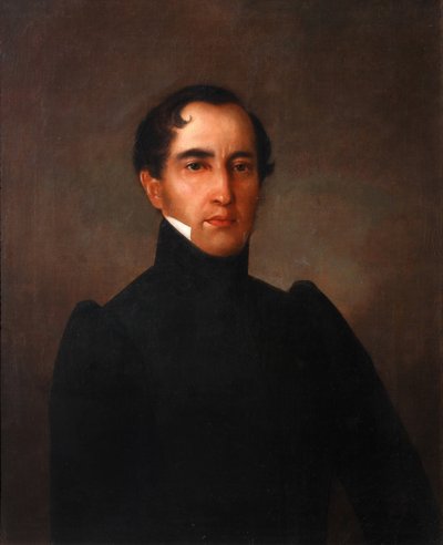 Portret van Alexander Pavlovich Bakunin 1799-1862, 1832 door Yakov Streshnev