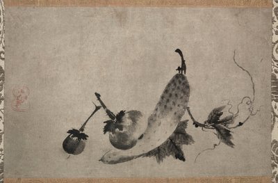 Komkommer en aubergines door Yamada Doan